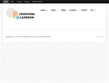 Tablet Screenshot of josephinecameron.com